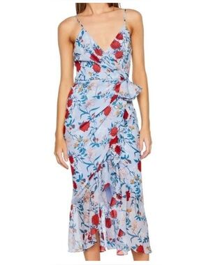 Bardot Elle Floral Georgette Midi Dress